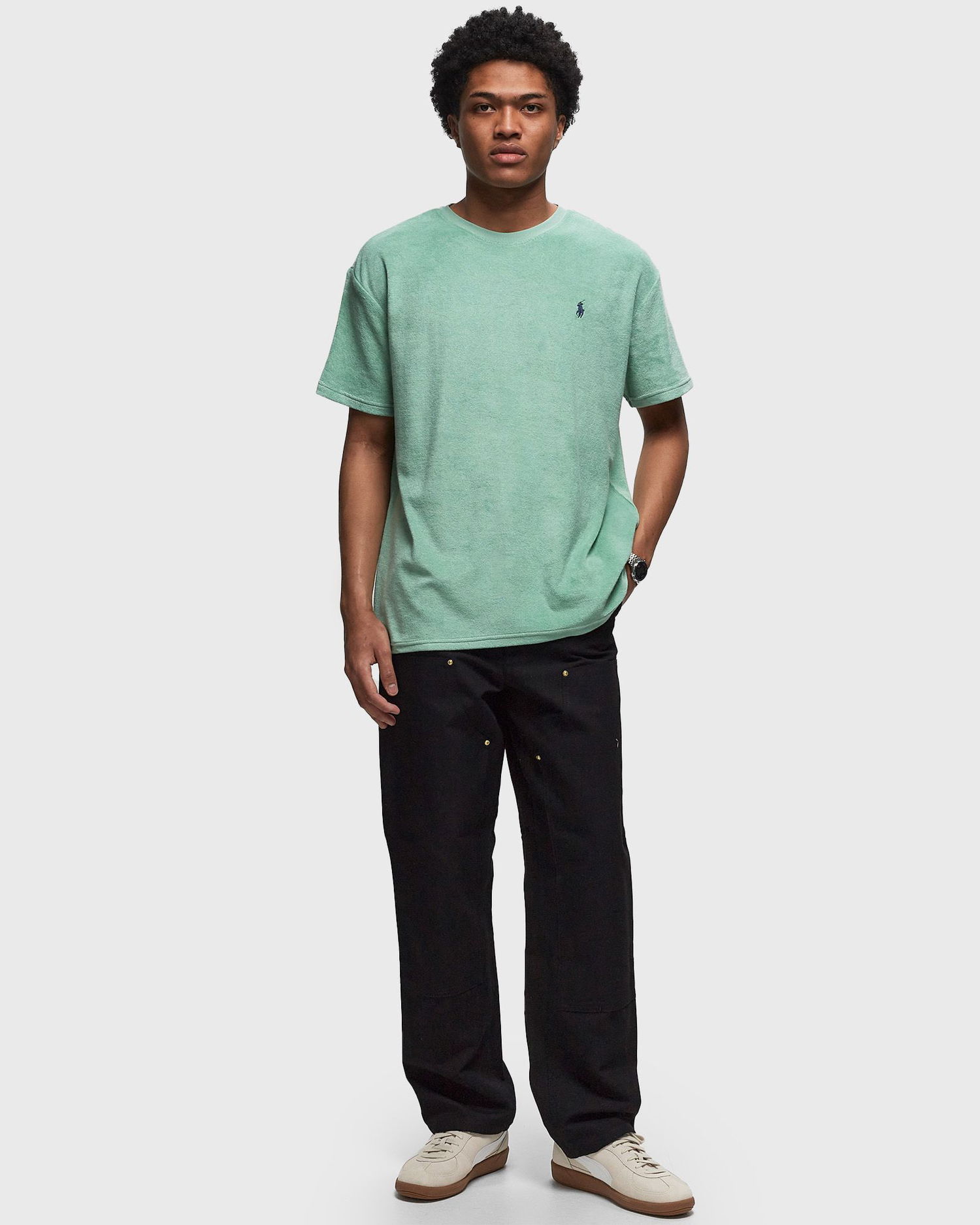 Тениска Polo by Ralph Lauren SHORT SLEEVE-TEE Зелено | 710901045007, 1
