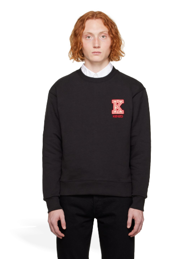 Суитчър KENZO Paris K. Crest Sweatshirt Черно | FD65SW0114ME