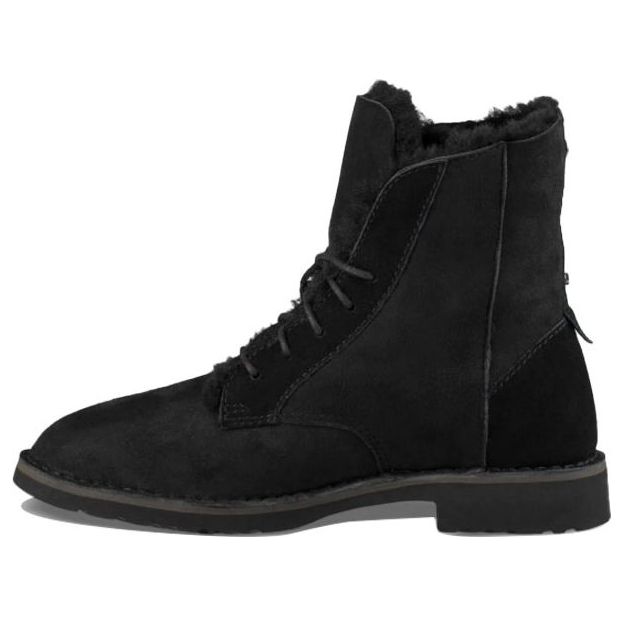 Кецове и обувки UGG Quincy Short Sheepskin Boots Черно | 1012359-BLK