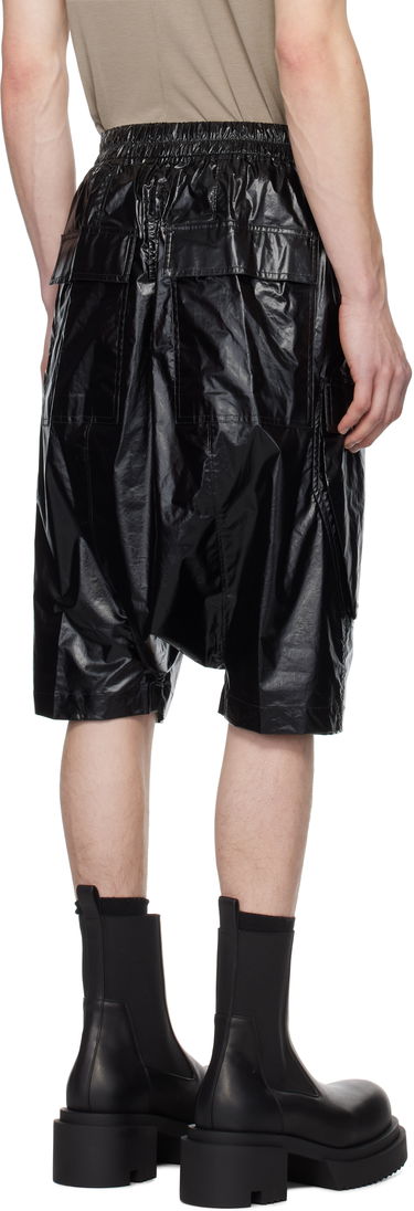 Къси панталони Rick Owens Rick Owens Hollywood Cargo Pods Shorts Черно | RU01E5389 MCT, 2