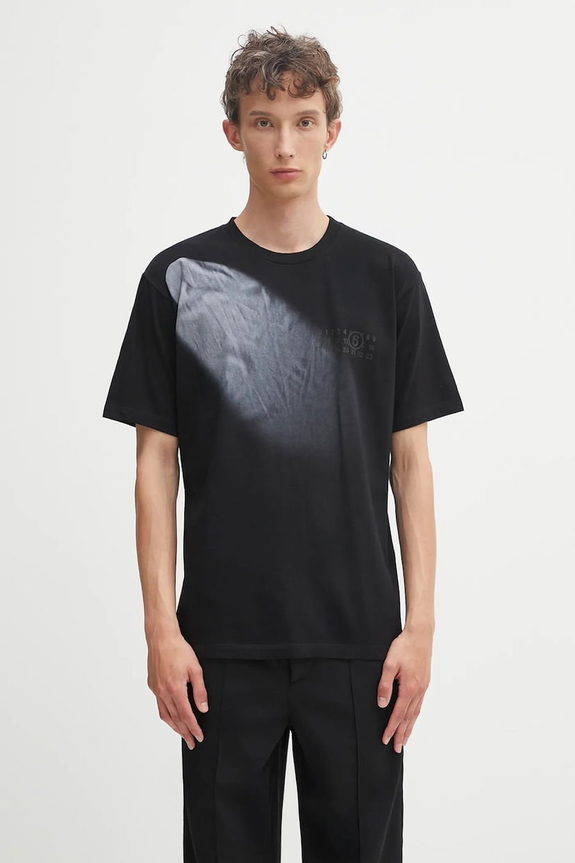 Тениска Maison Margiela MM6 Maison Margiela T-Shirt Черно | SH2GC0028.M20048.900