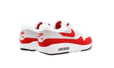 Кецове и обувки Nike Air Max 1 Anniversary Red (2017/2018 Restock Pair) Червено | 908375-103, 2