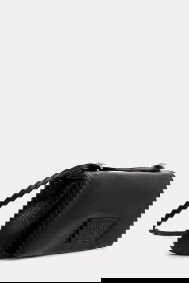 Дамска чанта Maison Margiela MM6 Maison Margiela Leather Shoulder Bag Черно | SB5ZH0022.P7187.T8013, 1