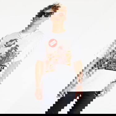 Тениска RAF SIMONS Big Fit T-Shirt Solitary Disorder Бяло | 211-M120-19001-0010, 0