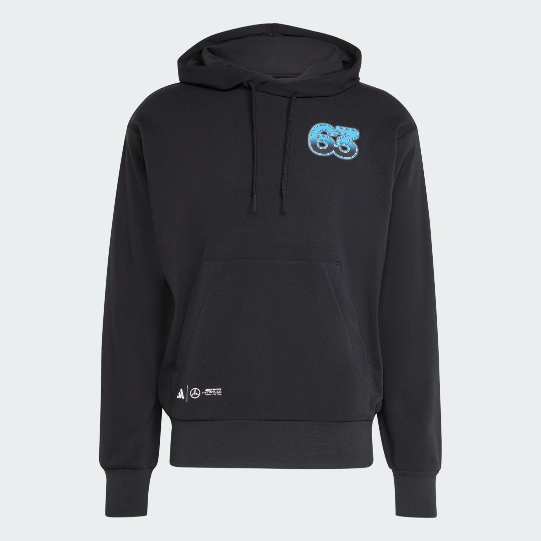 Суитчър adidas Performance Mercedes-AMG Petronas Formula One Team George Russell Hoodie Черно | KD7303, 0