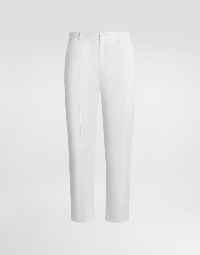 Dolce & Gabbana Cotton Gabardine Trousers 52