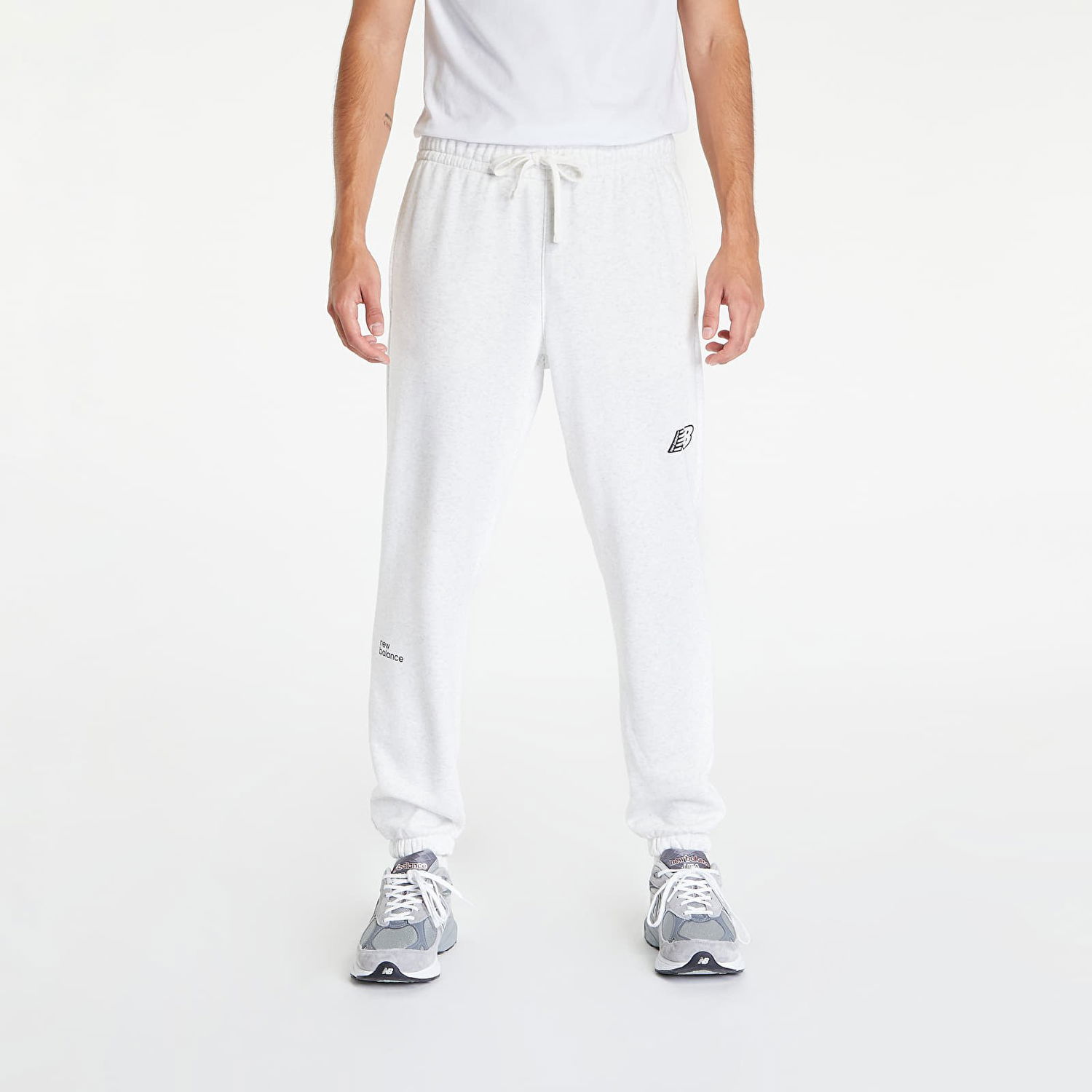 Спортни панталони New Balance Essentials Magnify Fleece Jogger Бяло | MP23504SAH, 0