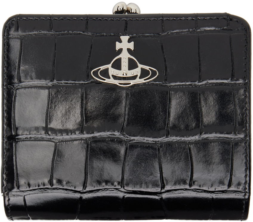 Портфейл Vivienne Westwood Crocodile Wallet Черно | 51010058U-L0039-, 0