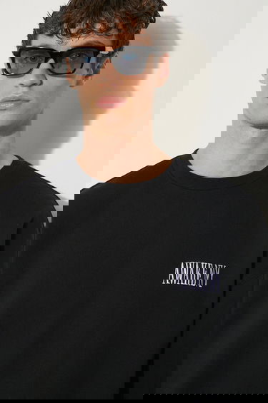 Суитчър Awake NY Awake NY Awake Crewneck Cotton Sweatshirt with Logo Черно | SP24.CN002, 4