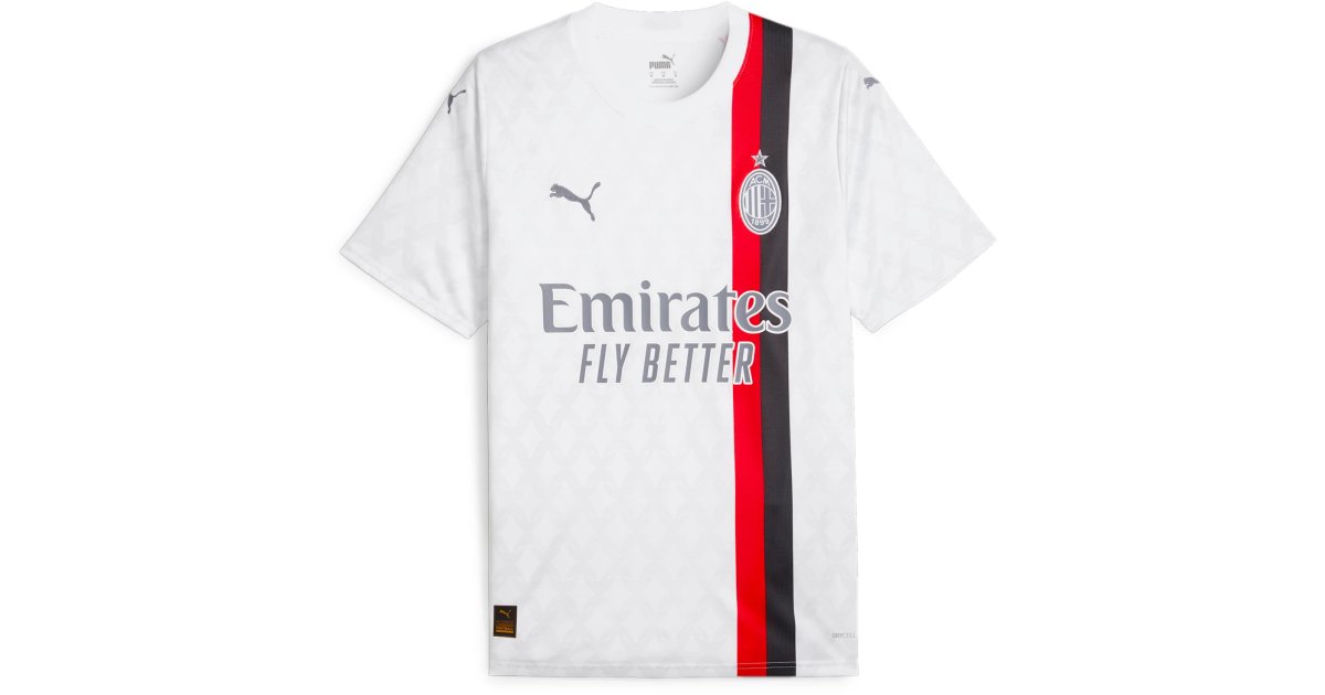 Фланелка Puma AC Milán 2023/24 Away Jersey Бяло | 770391-002, 1
