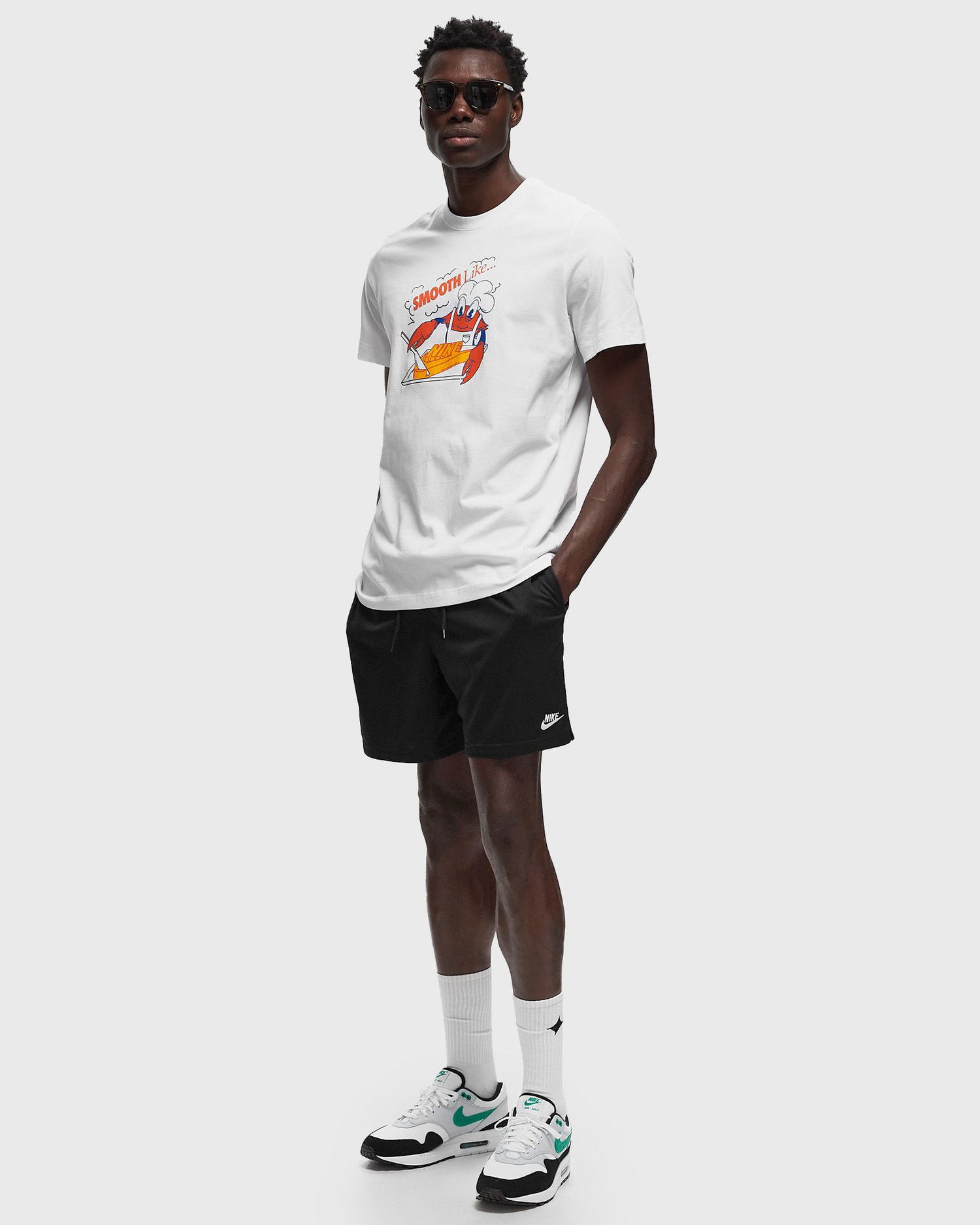Къси панталони Nike NSW CLUB FLOW MESH SHORTS Черно | FN3514-010, 1