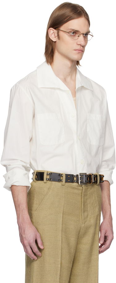 Риза OUR LEGACY OUR LEGACY Funnel Shirt Бяло | M2252FW, 1