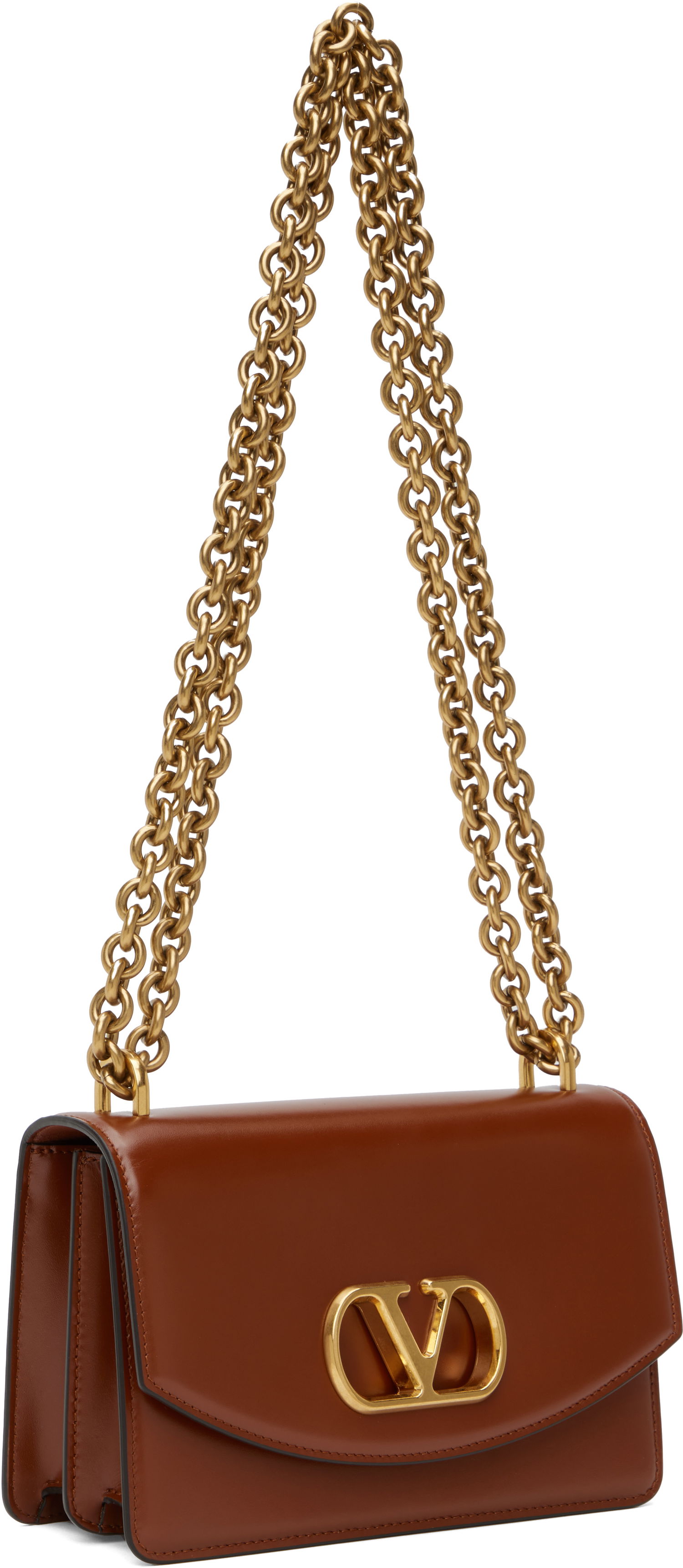 Чанта през рамо Valentino Small Shoulder Bag Кафяво | 6W2B0R17GCB, 1