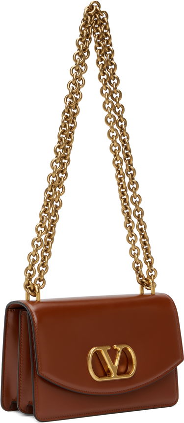 Чанта през рамо Valentino Small Shoulder Bag Кафяво | 6W2B0R17GCB, 1