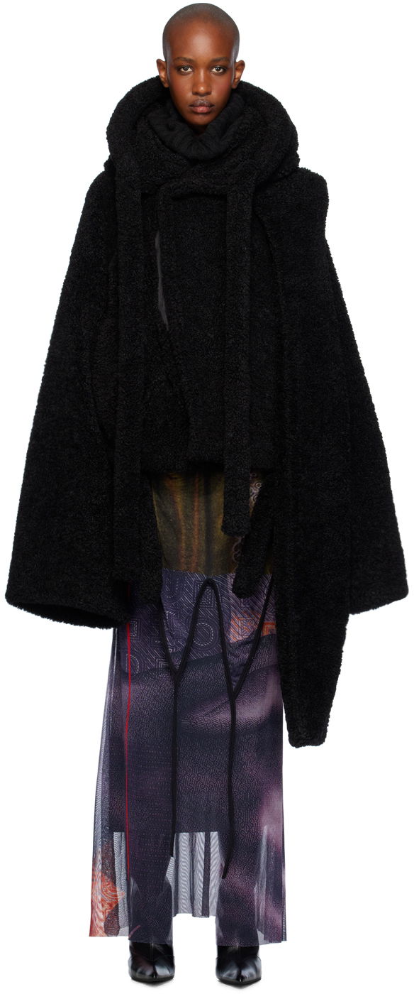 Палта Ottolinger Ottolinger Wrap Teddy Short Jacket Черно | 1230703921, 0