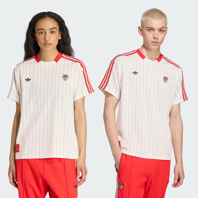 Фланелка adidas Performance Benfica Terrace Icons Tee Бяло | JL5553