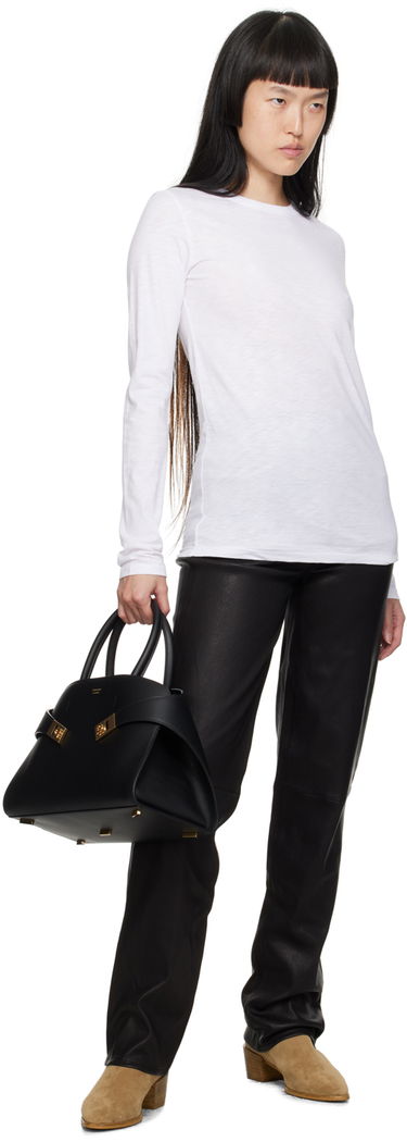 Тениска rag & bone 'The Slub' Long Sleeve T-shirt Бяло | W275C51CH, 3