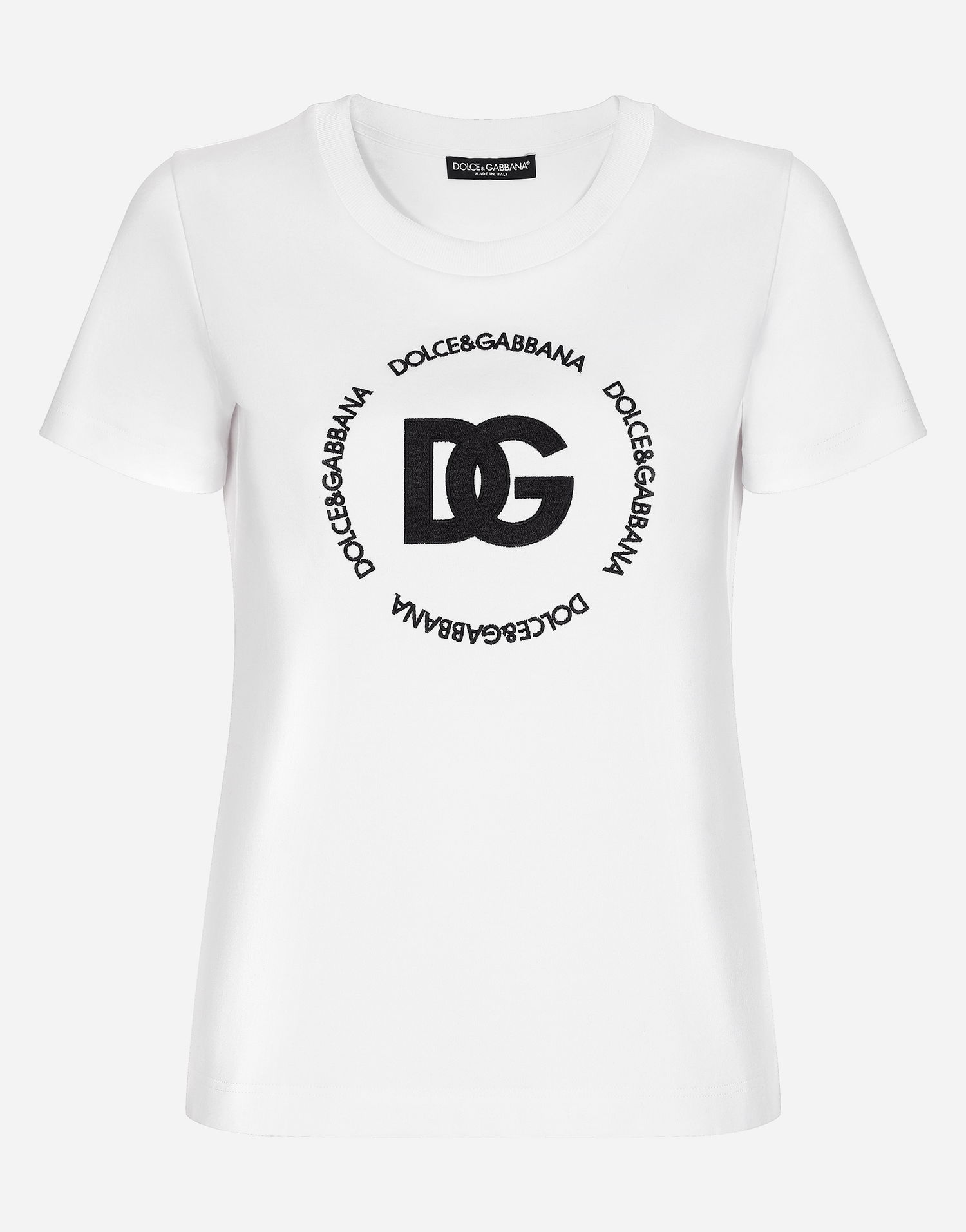 Тениска Dolce & Gabbana Tshirt Manica Corta Бяло | F8T00ZHU7H8W0800, 0