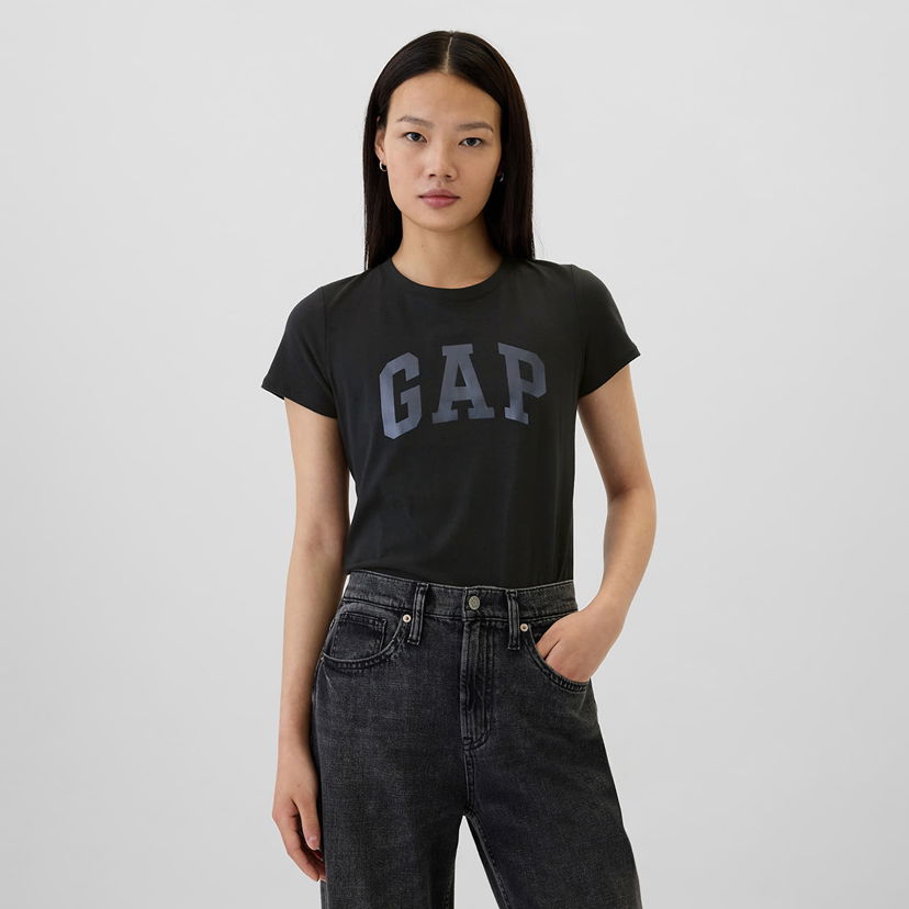 Тениска GAP T-shirt Logo Shortleeve Черно | 541948-01