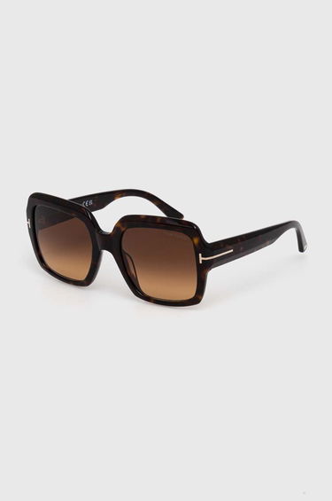 Слънчеви очила Tom Ford Tom Ford FT1082 Square Sunglasses Кафяво | FT1082.5452F, 1