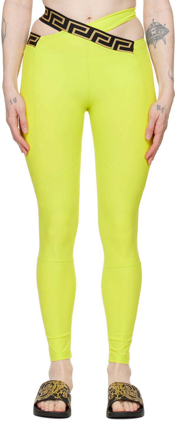 Клинове Versace Versace Greca Border Leggings Жълто | 1008681_1A06229_2Y870, 0