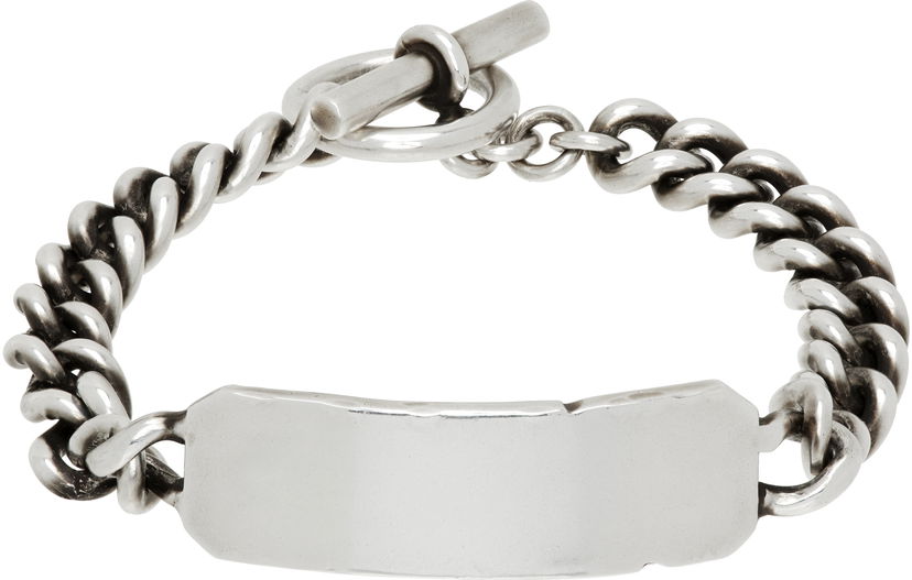 Гривна Ann Demeulemeester Ann Demeulemeester Silver-Tone Quote Chain Bracelet Металик | B0013095-JW020-070