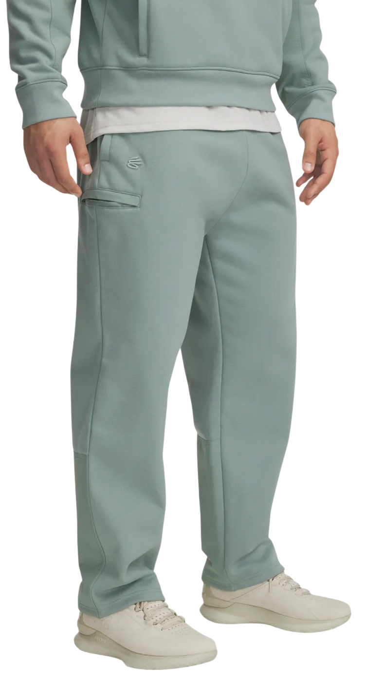 Спортни панталони Under Armour Curry DNA Fleece Pants Зелено | 1387113-348