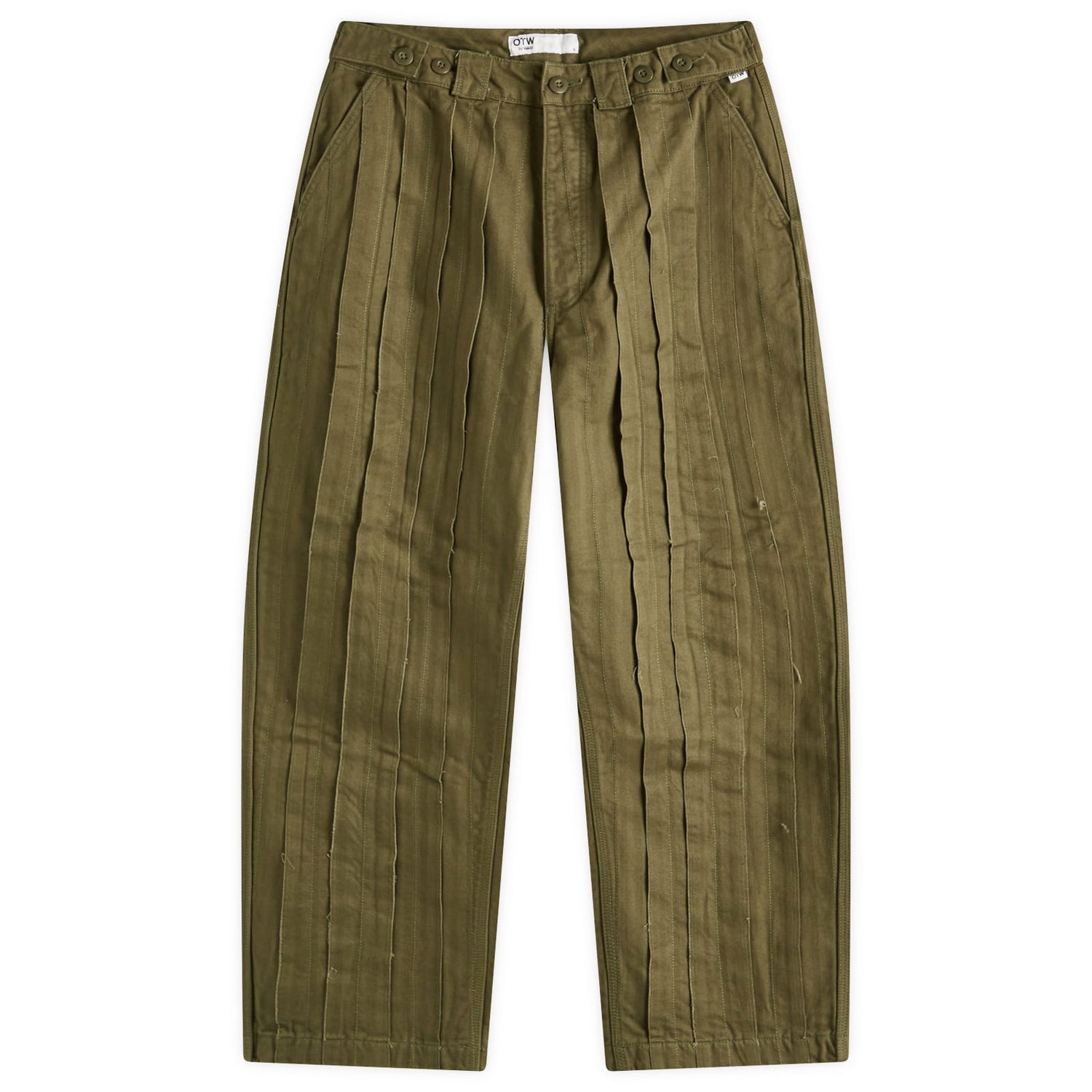 Панталони Vans OTW Courtyard Pleated Wide-Leg Pants 30" Зелено | VN000NCPKCZ1, 0