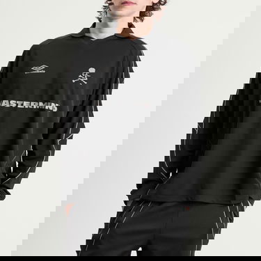 Фланелка Mastermind WORLD MASTERMIND WORLD x Umbro Long Sleeve Game Shirt, Size Large Черно | MW25C14-TS228-1, 2