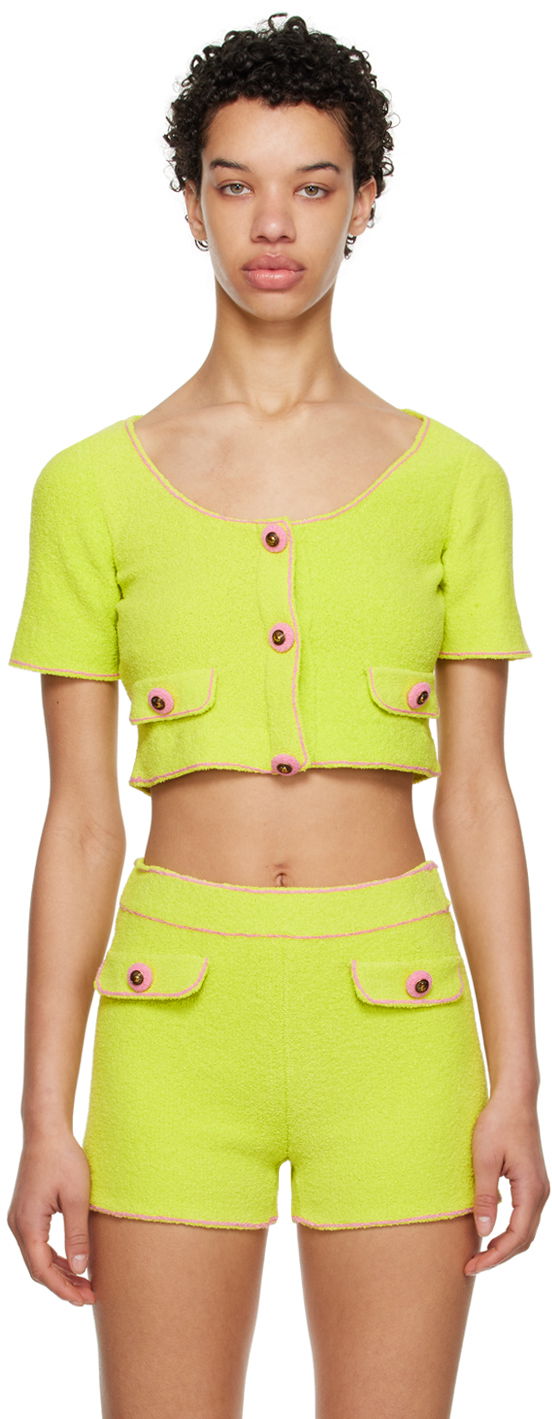 Комплект Moschino Flap Pocket Knit Cardigan Жълто | 0906 0402, 0
