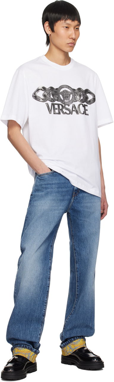 Versace Greca Hoop Earrings, 3