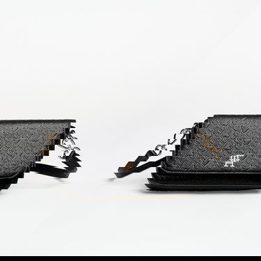 Дамска чанта Tommy Hilfiger Th Icon Convertible Crossover Monogrammed Flap Bag Черно | AW0AW18002 BDS, 0