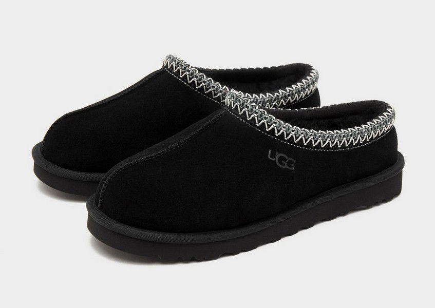 Кецове и обувки UGG Tasman Ii Slipper with Woven Trim Черно | 1174671-BLK, 1
