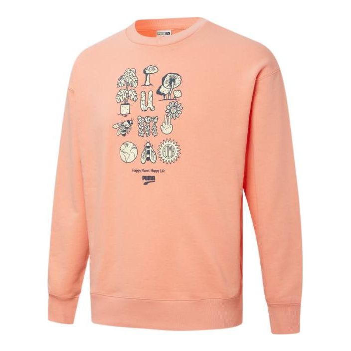 Пуловер Puma Downtown Graphic Crew Living Series Sweatshirt Оранжево
 | 533677-28, 0