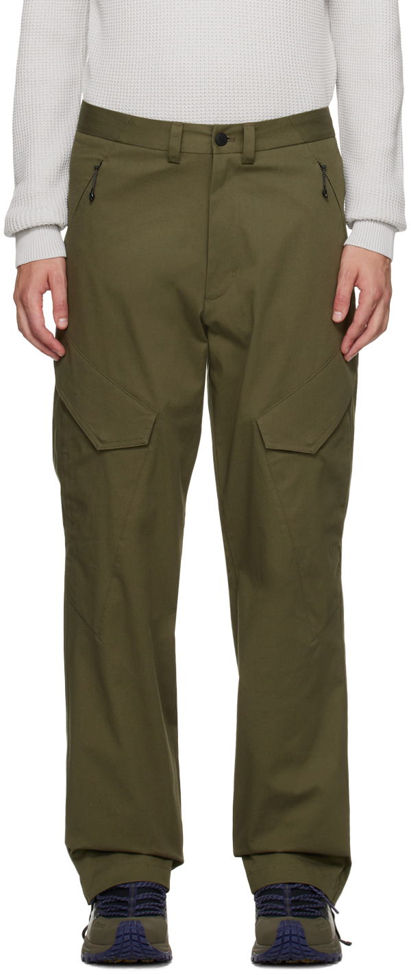 Карго панталони Moncler Patch Cargo Зелено | I20912A0001059703, 0