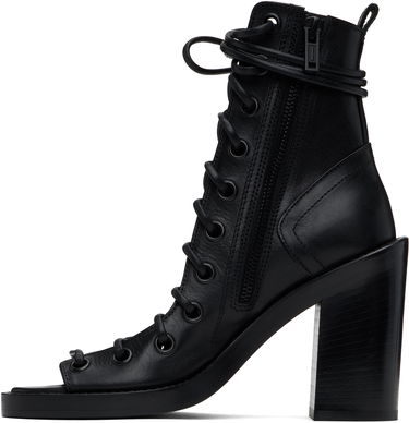 Облекло Ann Demeulemeester Ann Demeulemeester Bernardina Lace-Up Heeled Sandals Черно | CO00-W-S06-LT160-099, 2