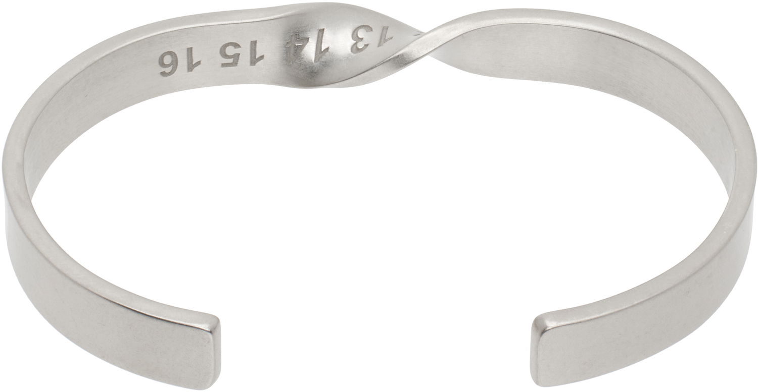 Гривна Maison Margiela Maison Margiela Twisted Number Logo Bracelet Металик | SM1UY0045 S12975, 1