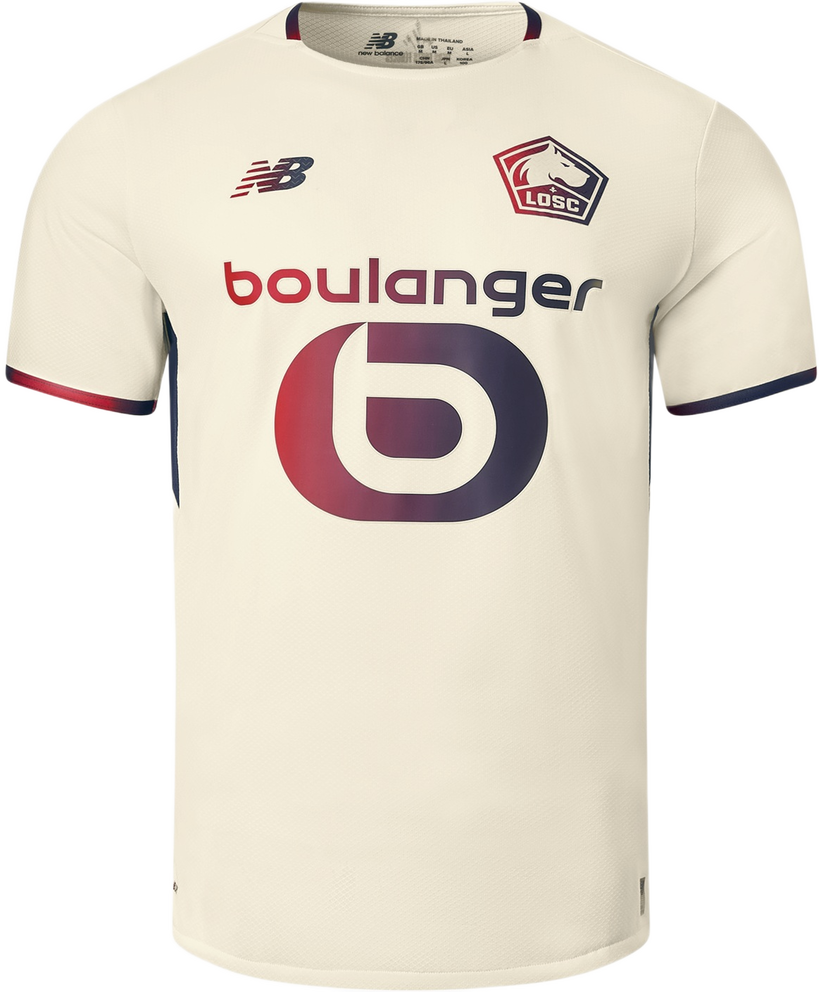 Фланелка New Balance LOSC Lille Away Jersey 2025/26 Бяло | mt230455-awy