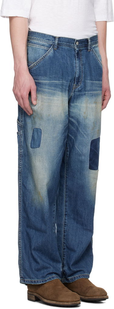 Дънки Neighborhood Neighborhood Savage LW Painter Denim Jeans Сиво | 251SPNH-PTM03, 4