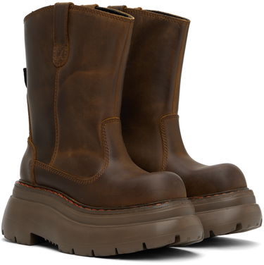 Облекло R13 R13 Chunky Workwear Boots Кафяво | R13WS063-S139A, 3
