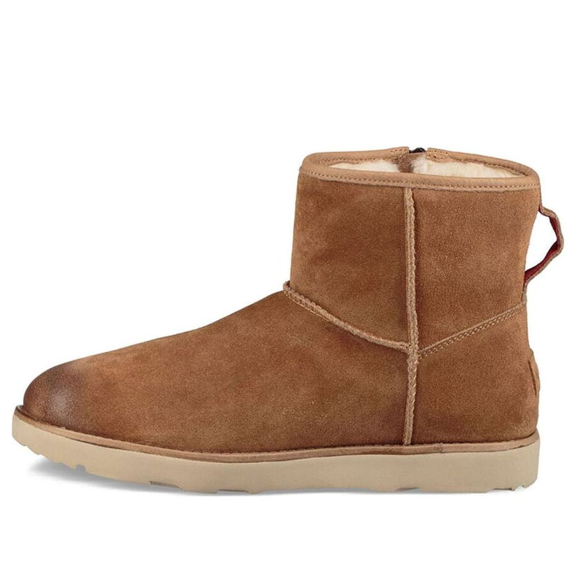 Кецове и обувки UGG Classic Mini Zip Waterproof Boots Кафяво | 1018453-CHE