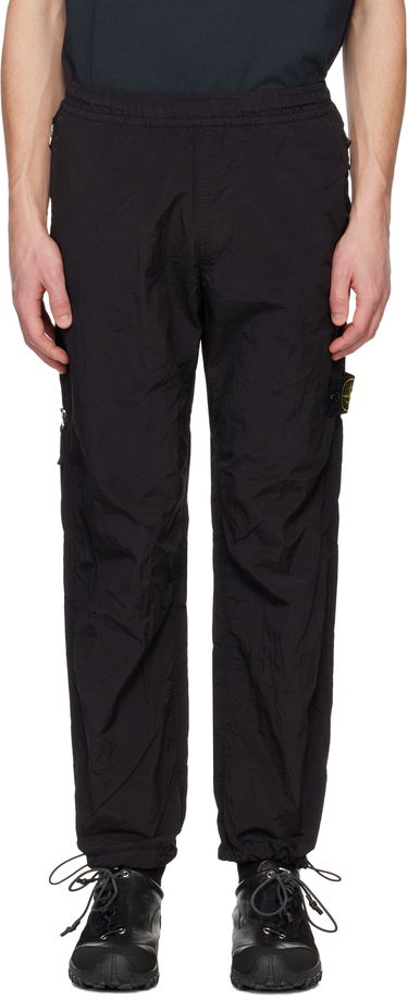 Спортни панталони Stone Island Stone Island Regenerated Nylon Metal ECONYL Sweatpants Черно | K1S15 3100005 S0019, 0