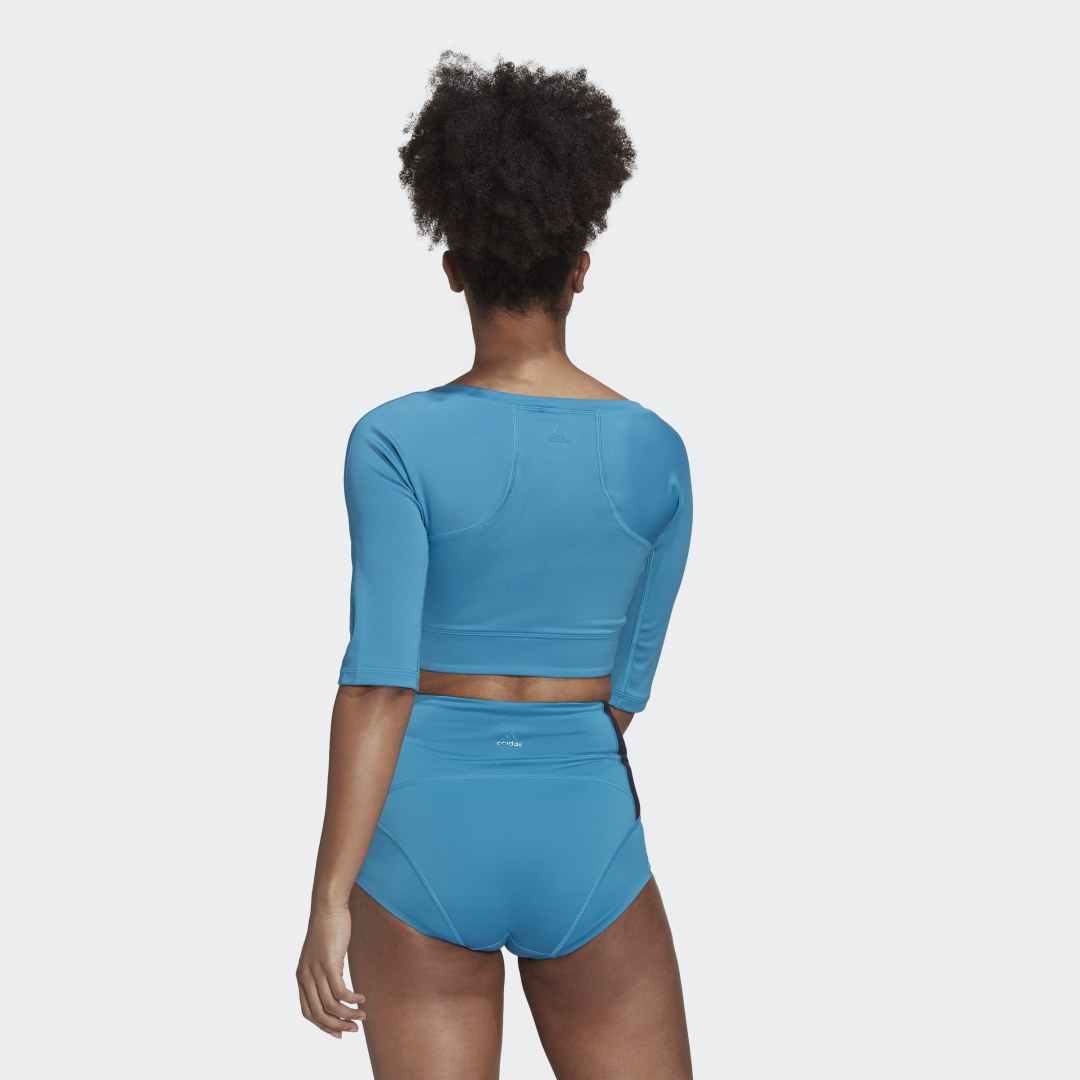 Тениска adidas Originals Top Yoga Синьо | HH9077, 1