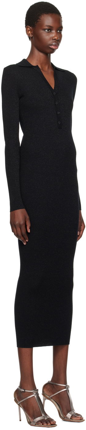 Pокля Max Mara Max Mara Frais Midi Dress Черно | 2421326042600 MM12159, 1