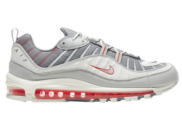 Кецове и обувки Nike Air Max 98 Grey Sail Habanero Red Сиво | CJ0592-001, 0