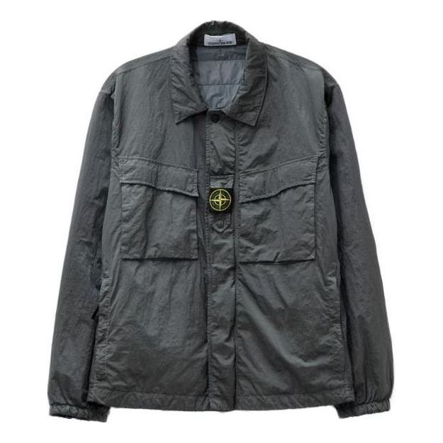 Яке Stone Island Stone Island ECONYL Regenerated Nylon Jacket Сиво | 7915Q0819-V0062