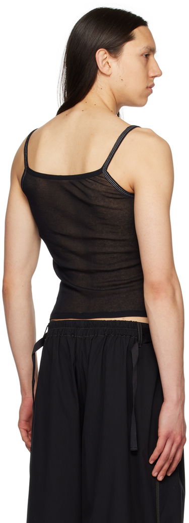 Потник Dion Lee Semi-Sheer Tank Top Черно | C3132S23, 2