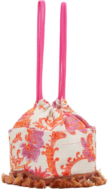 Дамска чанта Anna Sui Anna Sui Arabesque Linen Tassel Crossbody Bag Многоцветен | 225H93, 2