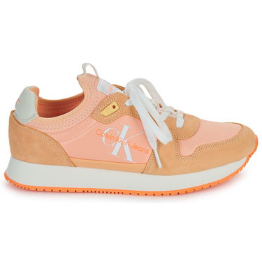 Кецове и обувки CALVIN KLEIN Shoes (Trainers) Jeans RUNNER SOCK LACEUP NY-LTH Бежово | YW0YW00840-0JL, 1