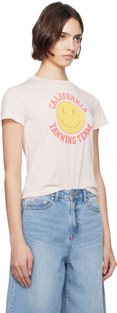 Тениска RE/DONE Re/Done Classic 'Tanning' T-shirt Бежово | 792-02WCGT321, 1